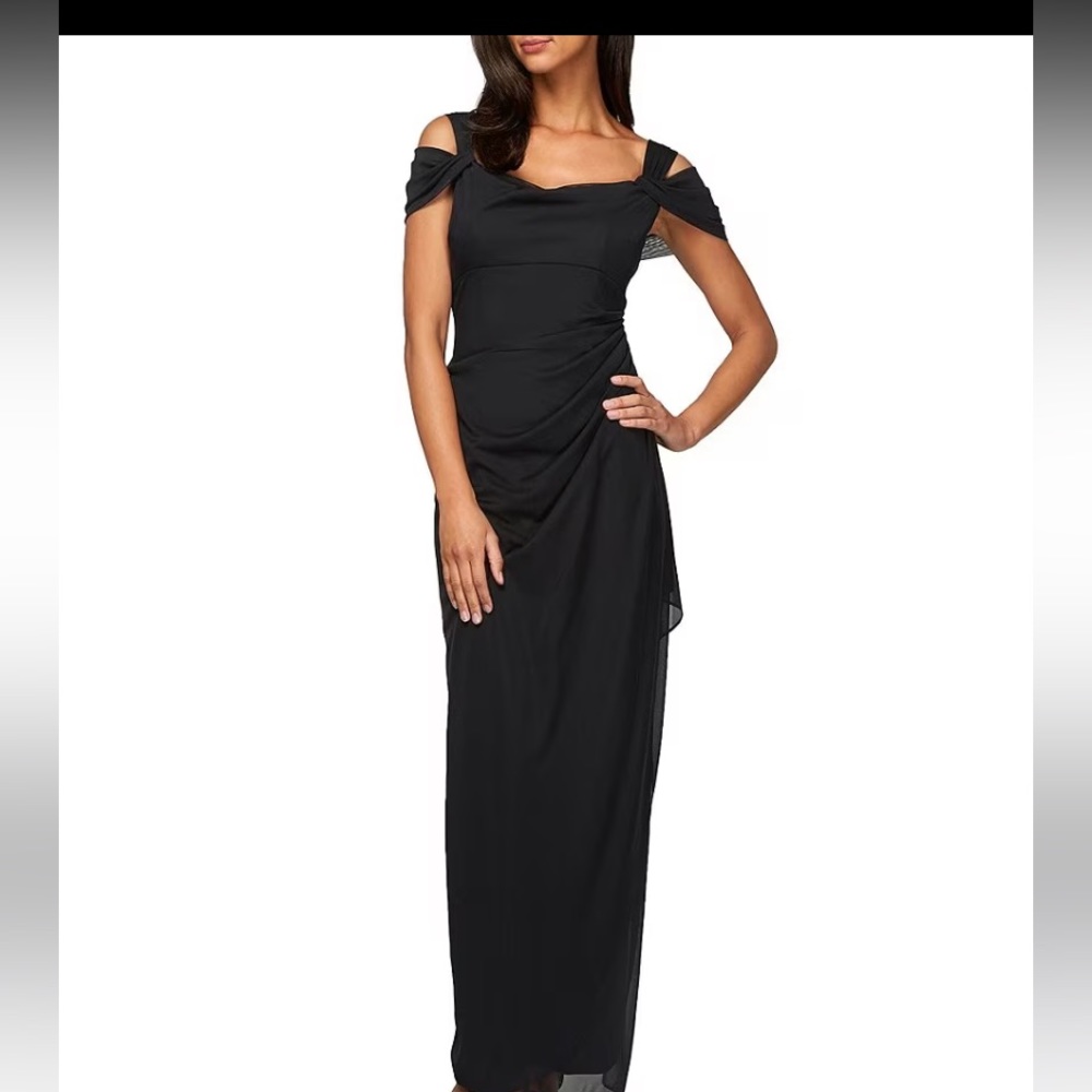 Alex Evenings Black Gown NWT Size 10
